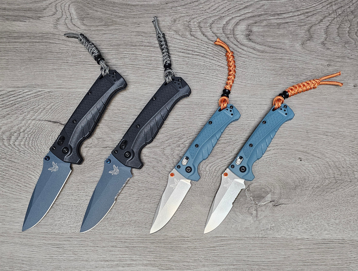 B-USA 18065s M*NI ADIRA WATER SERIES FOLDING KNIFE MADE on a BENCH in Oregon