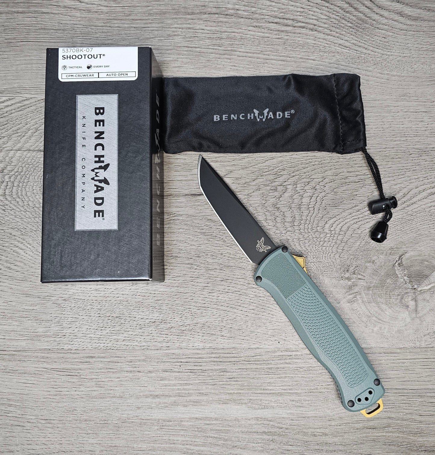 B-USA 5370BK-07 SHO*TOUT SAGE OTF MADE on a BENCH in Oregon