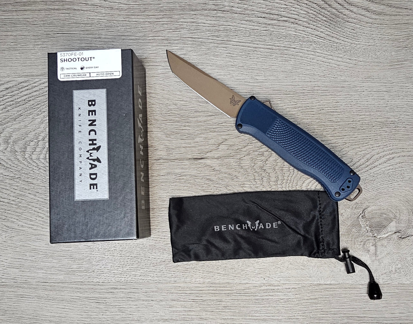 B-USA 5370FE-01 CRATER BLUE SHO*TOUT OTF MADE on a BENCH in Oregon