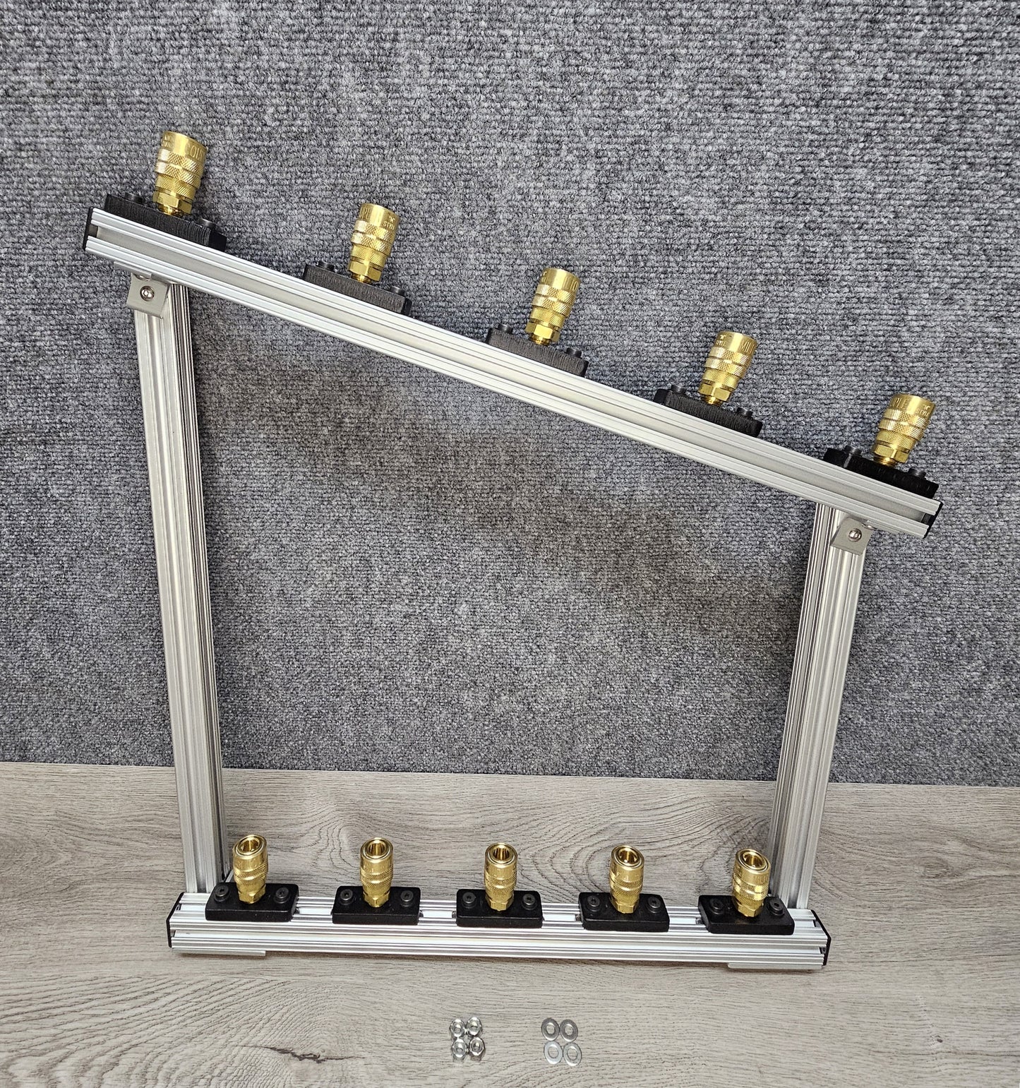 Air Tool Display MOUNTS TO THE SIDE OF YOUR EXISTING ALUMINUM SHELVES