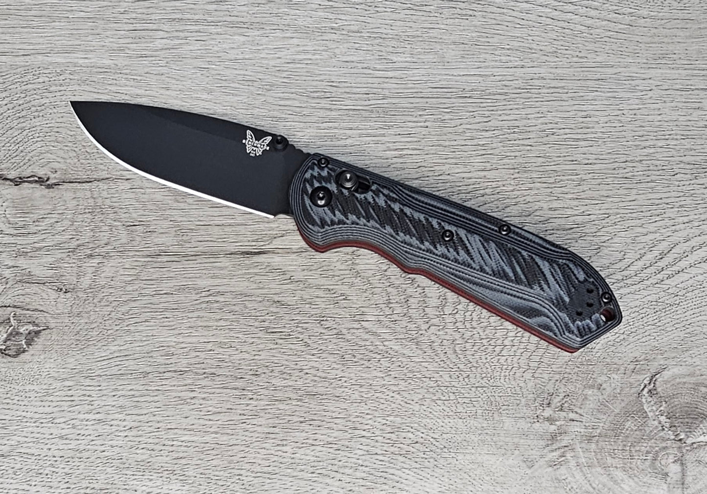 B-USA 560BK-1 FRE*K SUPER FREEK MADE on a BENCH in Oregon