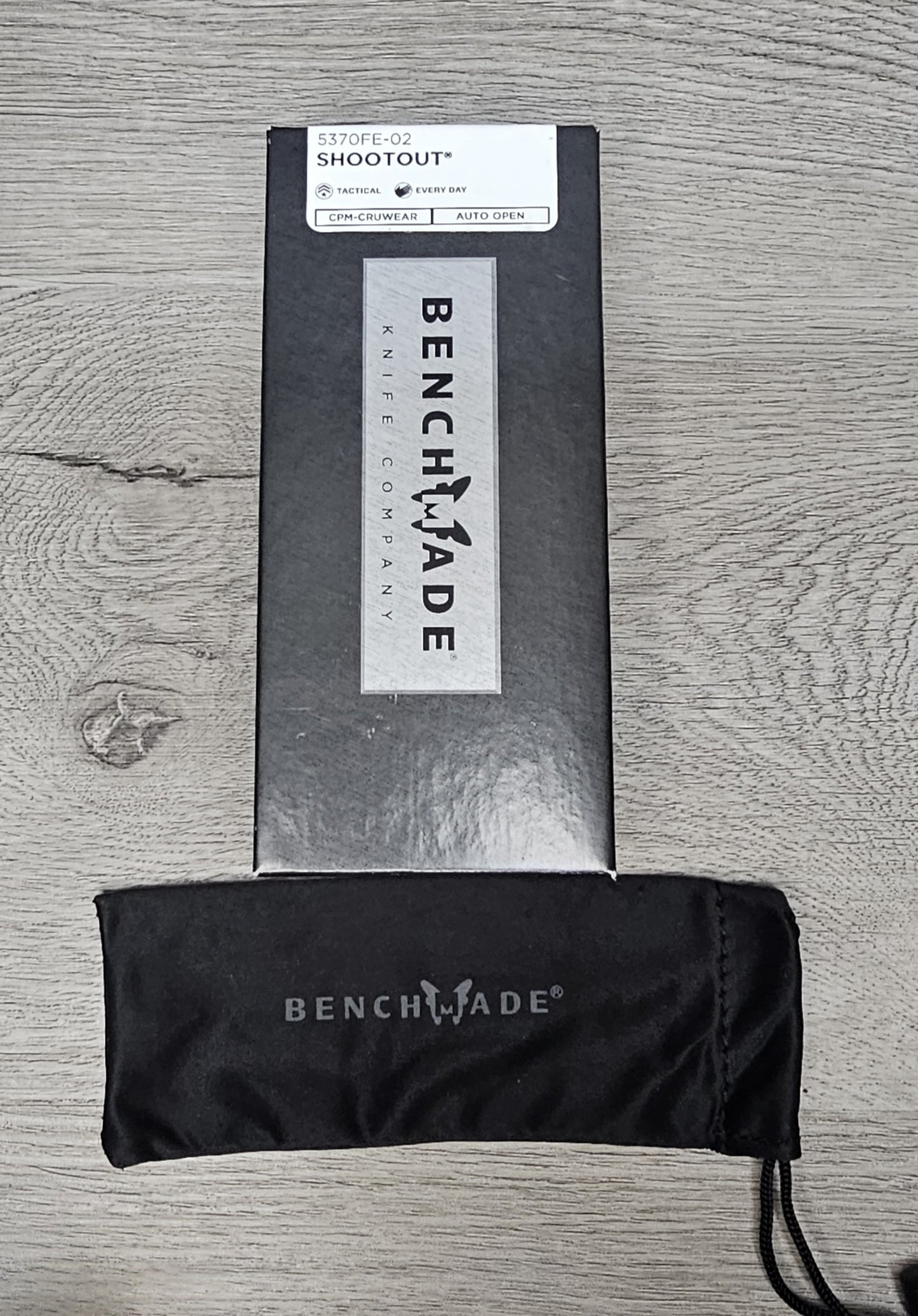 B-USA 5370FE-02 SHO*TOUT COOL GRAY OTF MADE on a BENCH in Oregon