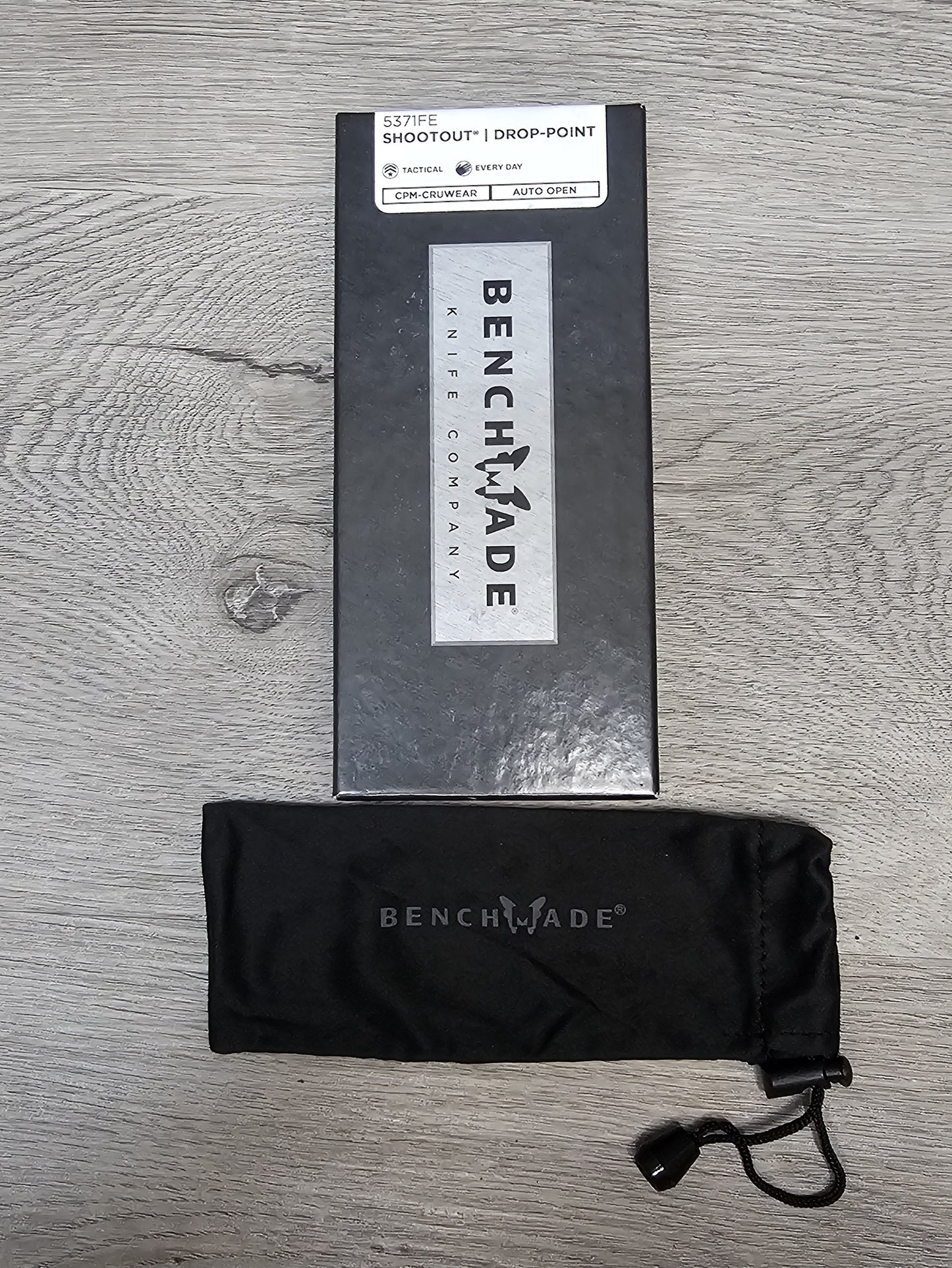 B-USA 5371FE SHO*TOUT CF ELITE BLACK OTF MADE on a BENCH in Oregon