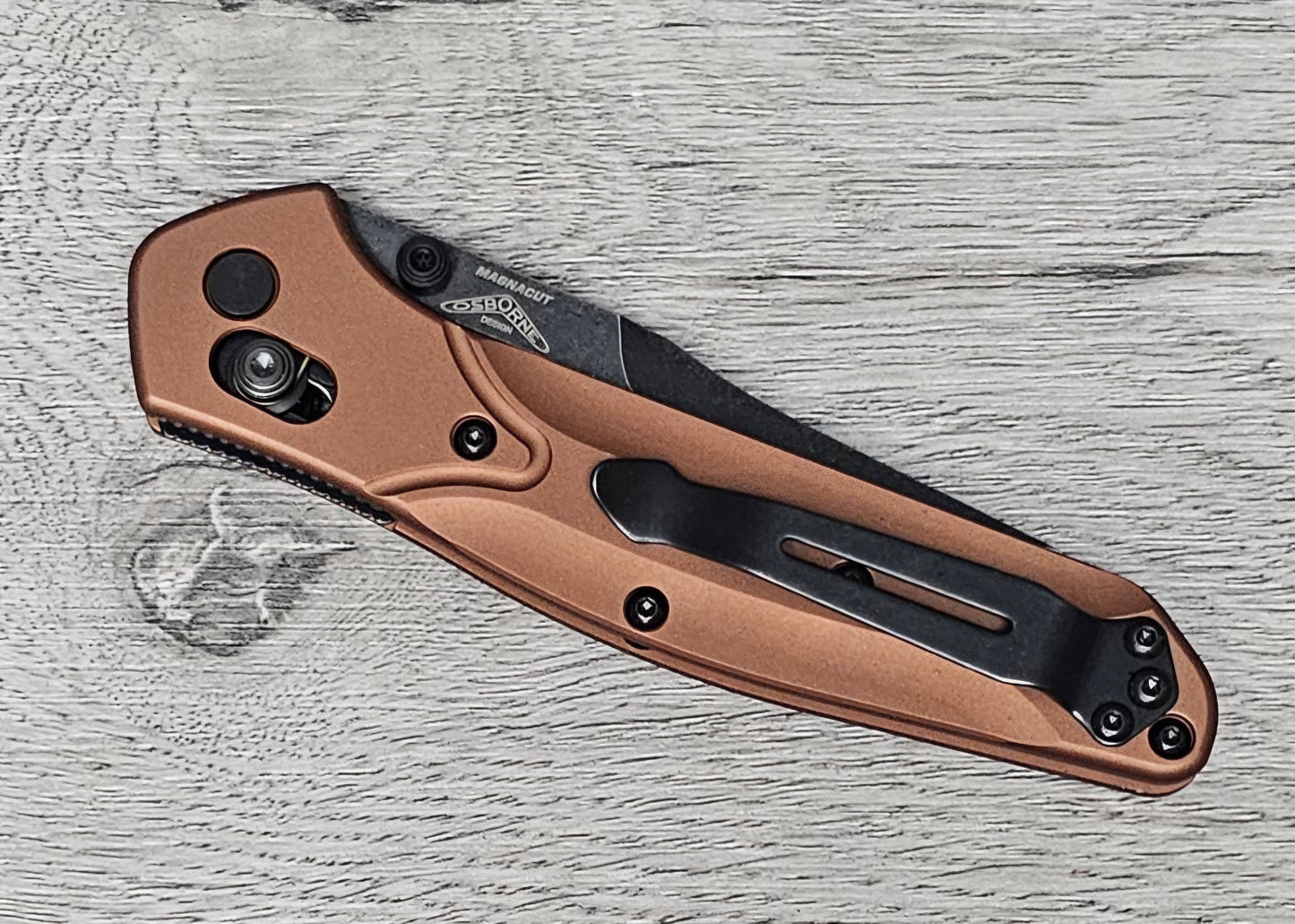 B-USA 940BK-03 OSBOURN* BURNT COPPER ALUMINUM. MADE on a BENCH in Oregon