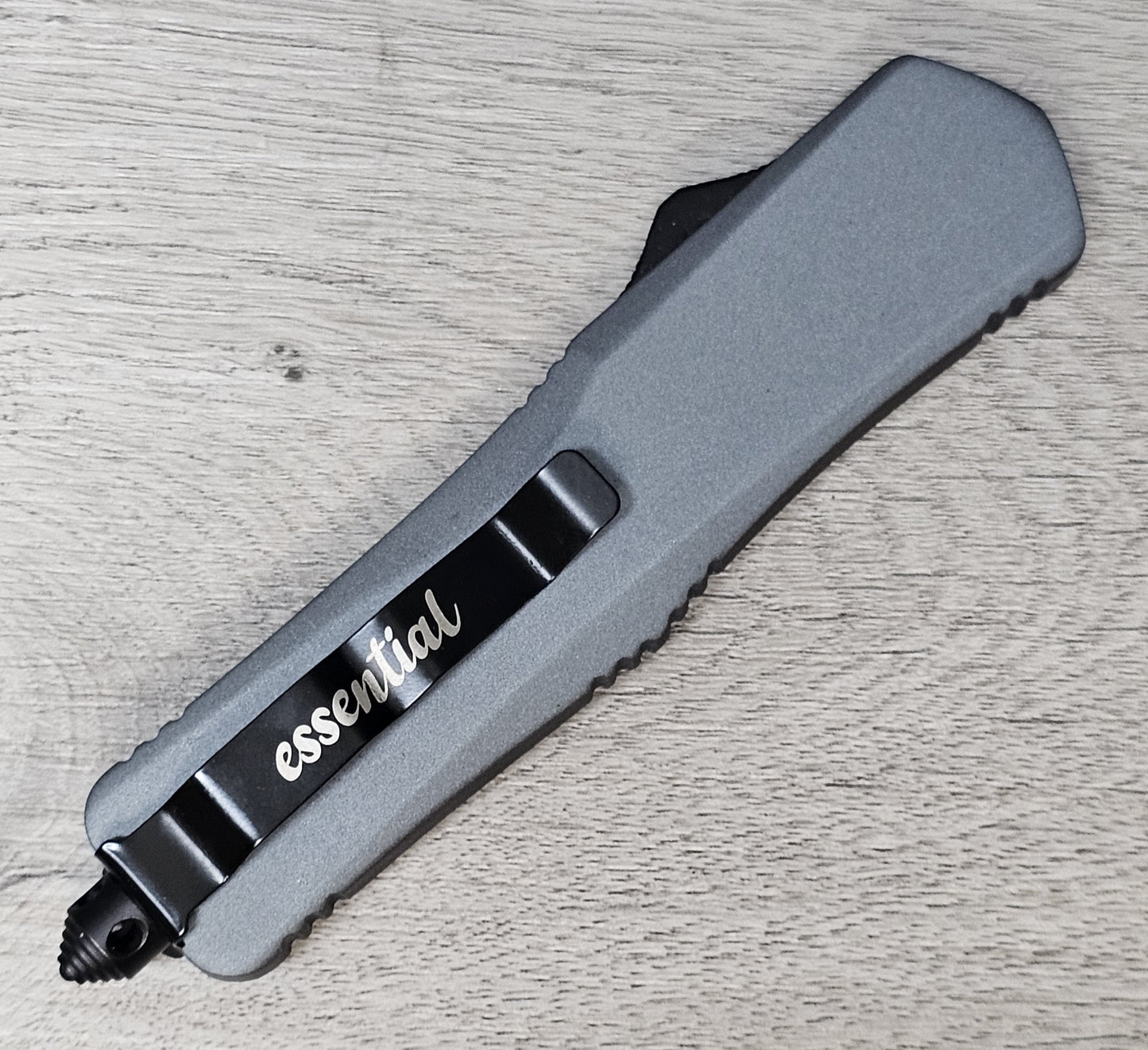 ESSENTIAL KNIVES "THE ESSENTIAL 9" GRANITE Out The Front Knife DAGGER Blade