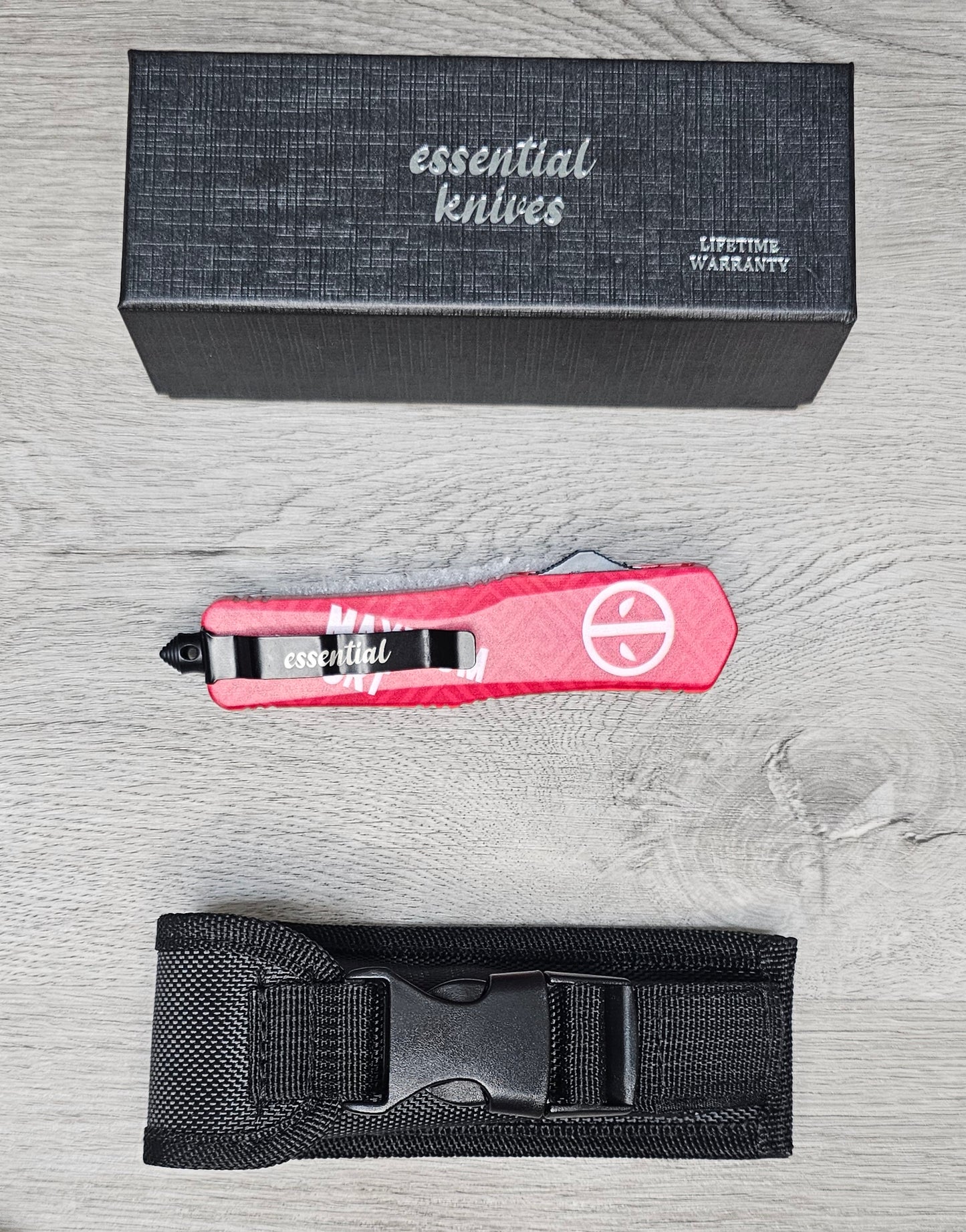 ESSENTIAL KNIVES "THE ESSENTIAL 9" MAXIMUM EFFORT Out The Front Knife Dagger Blade