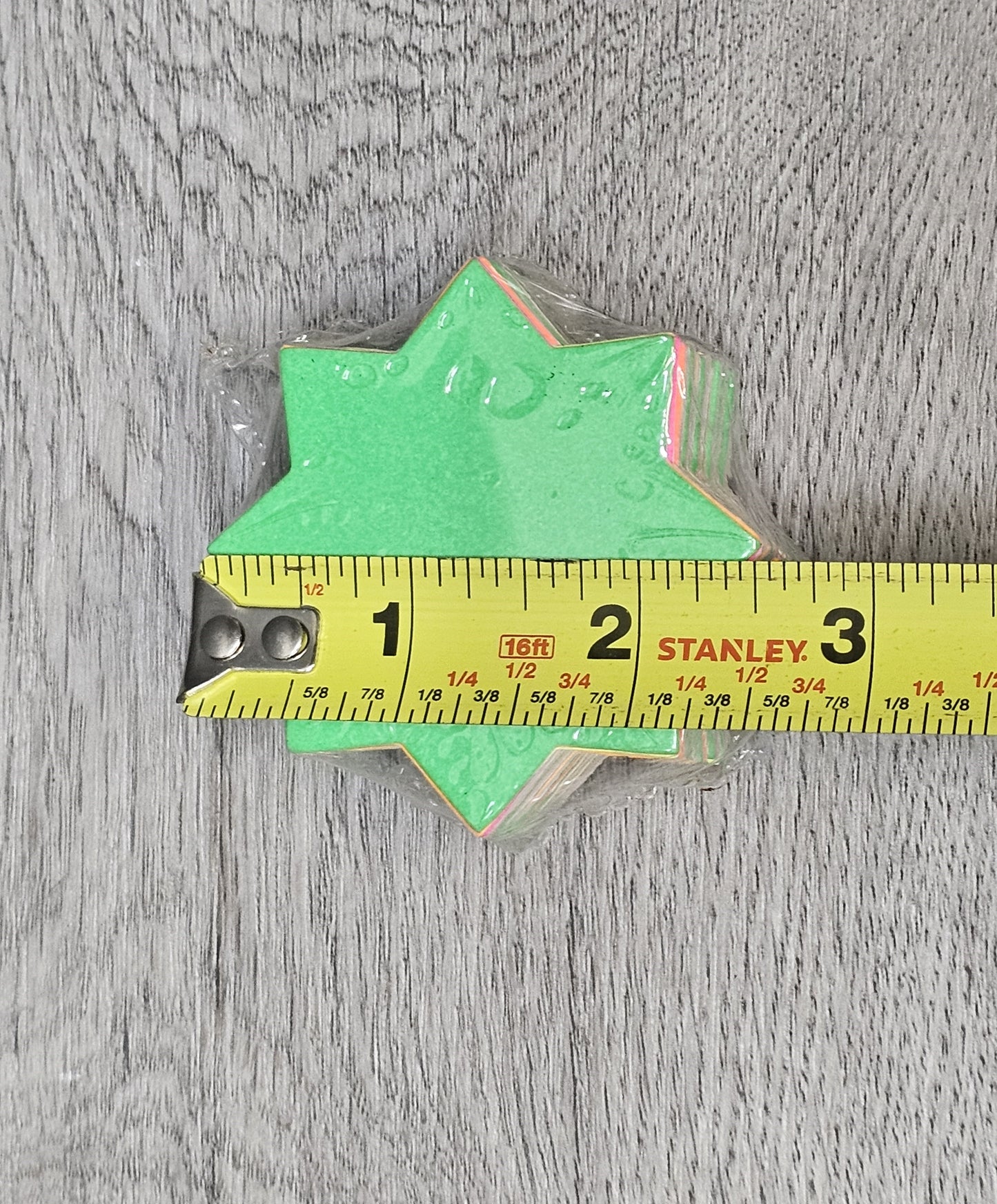 2.5"x2.5" BURST SIGN 100 PIECES assorted YELLOW, ORANGE, GREEN, PINK