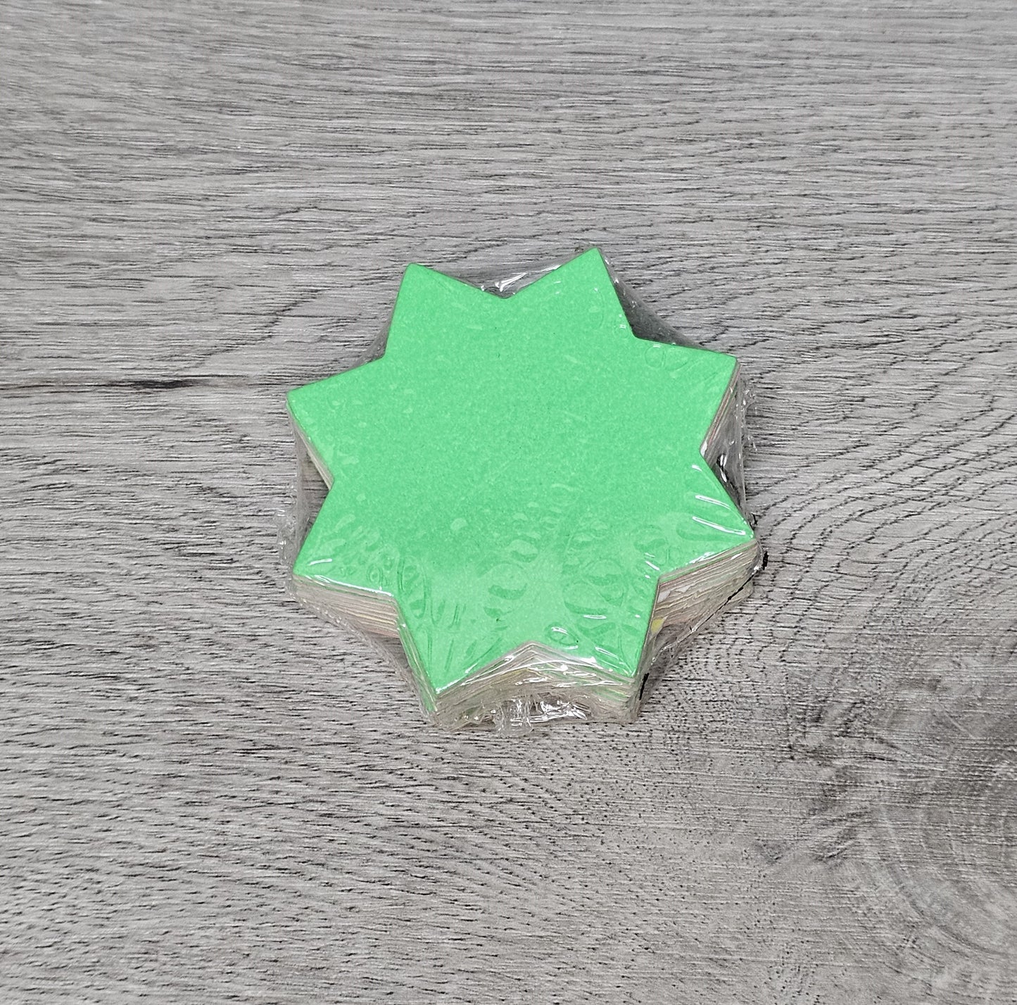2.5"x2.5" BURST SIGN 100 PIECES assorted YELLOW, ORANGE, GREEN, PINK