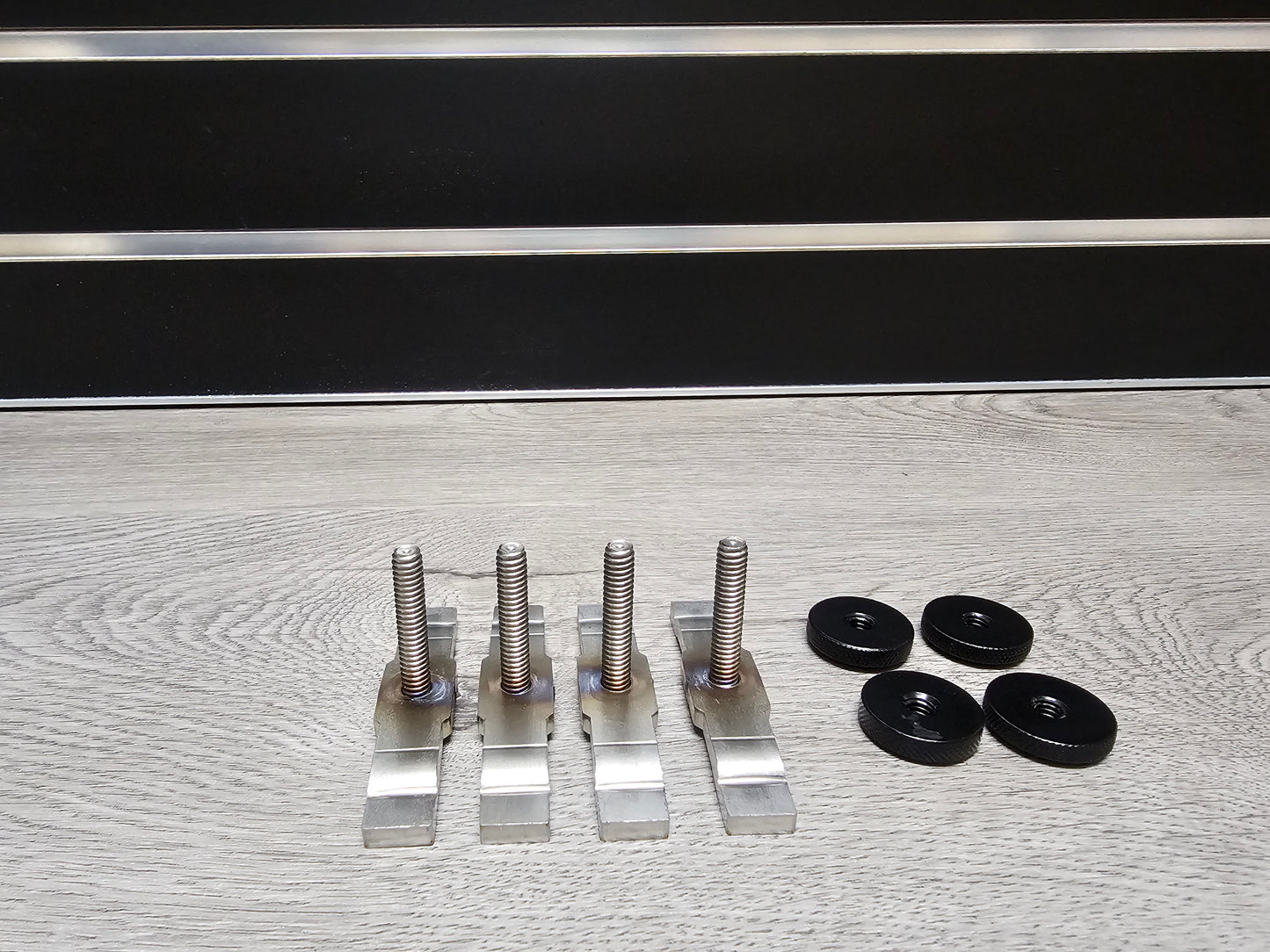 PROGRAM TRUCK UPGRADE KIT. includes 1 SLATWALL PANEL FOR E-TRACK 40X26" & 1 side shelf mounted AIR TOOL DISPLAYAIR TOOL RACK