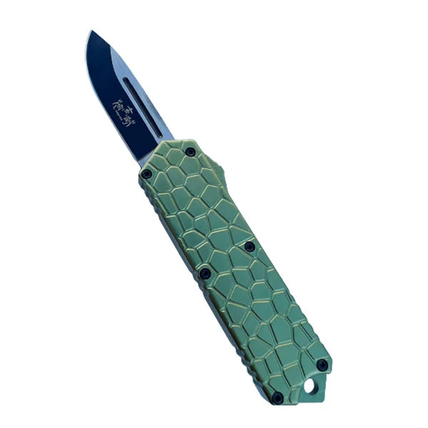 Tiger Tec TROOPER Out The Front Knife CALIFORNIA LEGAL GREEN