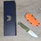 B-USA   15006-01 STEEP C*UNTRY DARK OLIVE FIXED BLADE KNIFE. MADE on a BENCH in Oregon