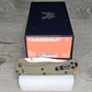 B-USA 15536  TAG*ED OUT OD GREEN G10  KNIFE. MADE on a BENCH in Oregon
