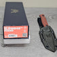 B-USA  15650-01  SLIPR1DGE RUST ORANGE FIXED  BLADE KNIFE MADE on a BENCH in Oregon