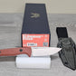 B-USA  15650-01  SLIPR1DGE RUST ORANGE FIXED  BLADE KNIFE MADE on a BENCH in Oregon