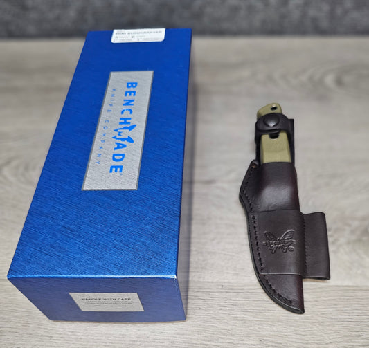 B-USA 165-1 MINI BUSHCR*FTER  FIXED BLADE KNIFE. MADE on a BENCH in Oregon