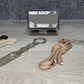 B-USA 177GN MIN*  GREEN SOCP SPEAR POINT MINI DAGGER KNIFE. TAN SEATH MADE on a BENCH in Oregon