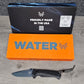 B-USA 18060BT-01 ADIRA WATER SERIES TEMPEST GRAY FOLDING KNIFE MADE on a BENCH in Oregon