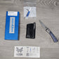 B-USA 315 SUC*ESSOR CRATER BLUE ALUMINUM FOLDING KNIFE & SHEATH