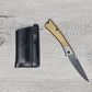 B-USA 315BK-01 SUC*ESSOR BURNT BRASS ALUMINUM FOLDING KNIFE & SHEATH