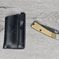 B-USA 315BK-01 SUC*ESSOR BURNT BRASS ALUMINUM FOLDING KNIFE & SHEATH