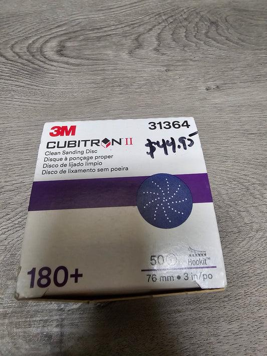 3M 31464 CUBITRON HOOK IT 180 GRIT 3' SAND PAPER