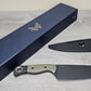 B-USA 4025BK-01  -8" CH3F KNIFE OD GREEN/ BLACK