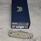 B-USA 4300BK-02 "CLA"MAGNA CUT STEEL GREEN G10 AUTO OPENING (NON 0TF) KNIFE . MADE on a BENCH in Oregon