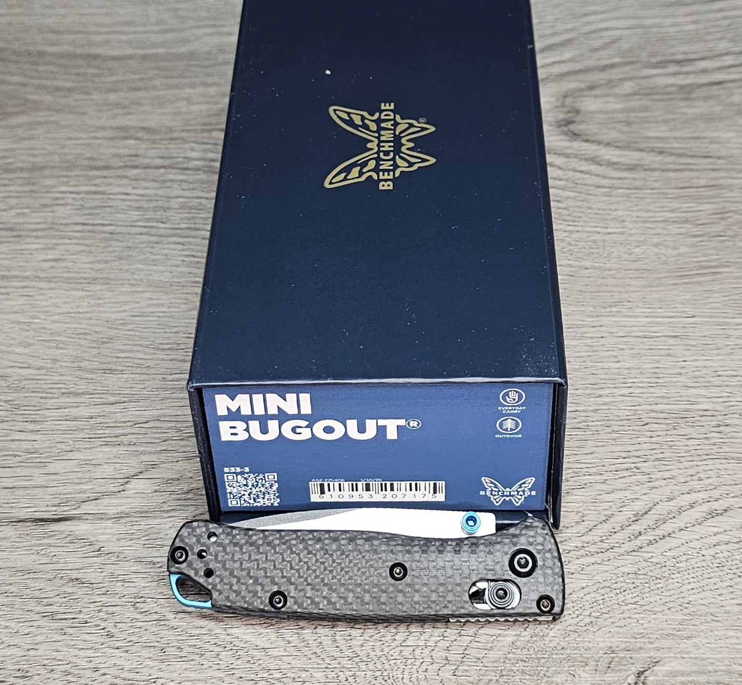B-USA  533-3 MIN*  BUGO*T  CARBON FIBER  MADE on a BENCH in Oregon