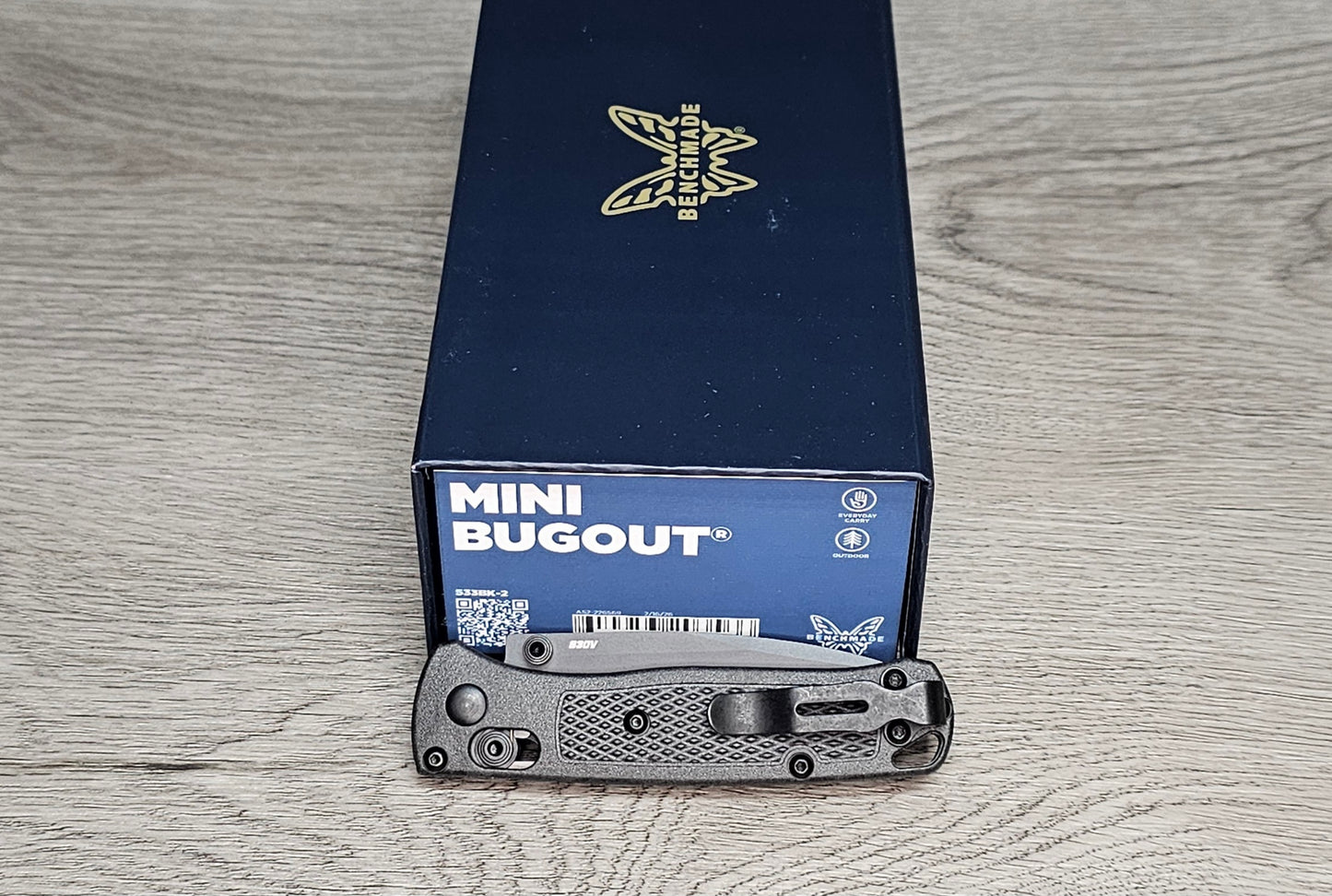 B-USA 533BK-2  MIN*  BUGO*T BLACK  MADE on a BENCH in Oregon