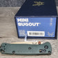 B-USA 533TN-2601 MIN*  BUGO*T TAIGA GREEN MADE on a BENCH in Oregon