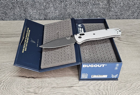 B-USA 535BK-08 STORM GRAY BUGO*T MADE on a BENCH in Oregon