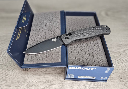 B-USA 535BK-2 CF ELITE BLACK BUGO*T MADE on a BENCH in Oregon