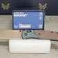 B-USA 535FE-2602 BUGO*T Taiga Green aluminum/brown canvas micarta MADE on a BENCH in Oregon