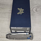 B-USA  537-09 BA*LOUT CARBON FIBER W/ BLUE ACCENTS TANTO   MADE on a BENCH in Oregon