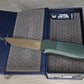 B-USA 5371FE-2601 SHO*TOUT TAIGA GREEN OTF MADE on a BENCH in Oregon