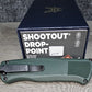 B-USA 5371FE-2601 SHO*TOUT TAIGA GREEN OTF MADE on a BENCH in Oregon