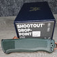 B-USA 5371FE-2601 SHO*TOUT TAIGA GREEN OTF MADE on a BENCH in Oregon
