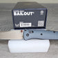 B-USA  537FE-2601  BA*LOUT TAIGA GREEN ALUMINUM. MADE on a BENCH in Oregon