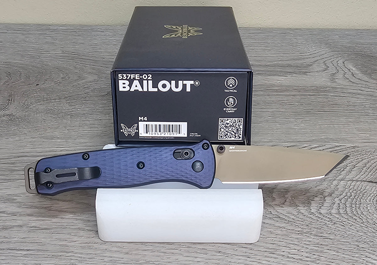 B-USA  537FE-02  BA*LOUT CRATER BLUE ALUMINUM. MADE on a BENCH in Oregon