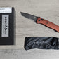 B-USA  537BK-06 BA*LOUT TANTO SERATED BURNT COPPER ALUMINUM.  MADE on a BENCH in Oregon