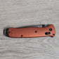 B-USA  537BK-06 BA*LOUT TANTO SERATED BURNT COPPER ALUMINUM.  MADE on a BENCH in Oregon