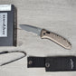 B-USA 5700SGY-1 AUTO PRES*DIO II DARK EARTH ALUMINUM OPENING (NON 0TF) KNIFE . MADE on a BENCH in Oregon
