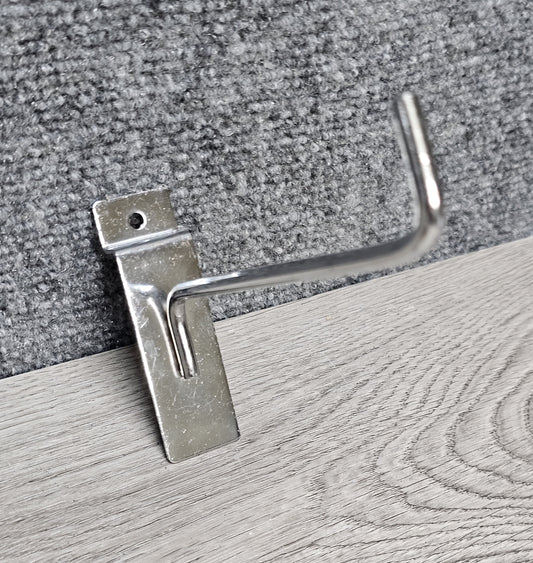 6"  HOOK FOR SLATWALL #SW-6CH 90 DEGREE  END