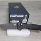 B-USA 9070SBK-02 CLAYM*RE AUTO OPENING (NON 0TF) BLACK SERRATED KNIFE . MADE on a BENCH in Oregon