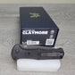 B-USA 9070SBK-02 CLAYM*RE AUTO OPENING (NON 0TF) BLACK SERRATED KNIFE . MADE on a BENCH in Oregon