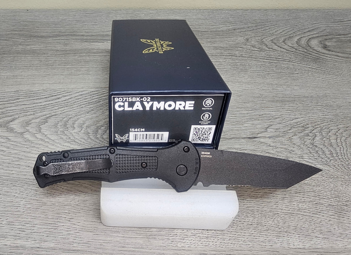 B-USA 9071SBK-02 CLAYM*RE AUTO OPENING (NON 0TF) KNIFE . MADE on a BENCH in Oregon (Copy)