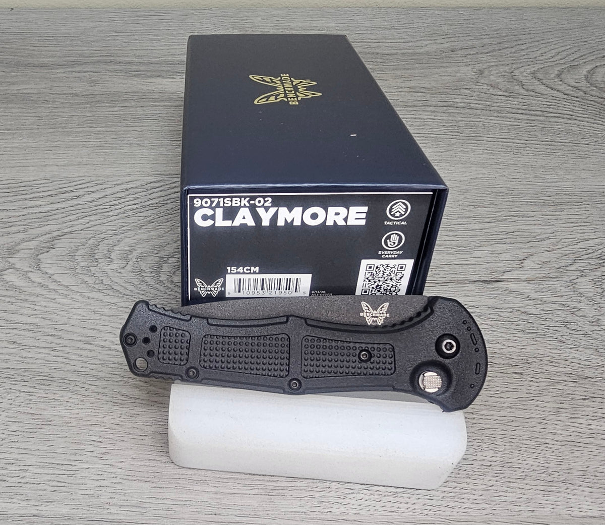 B-USA 9071SBK-02 CLAYM*RE AUTO OPENING (NON 0TF) KNIFE . MADE on a BENCH in Oregon (Copy)