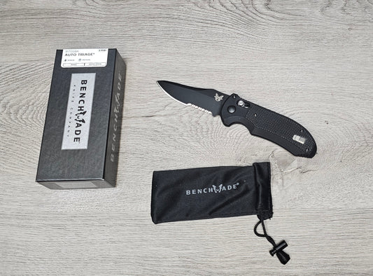 B-USA 9170SBK AUTO TRI*GE  AUTO OPENING (NON 0TF) KNIFE . MADE on a BENCH in Oregon