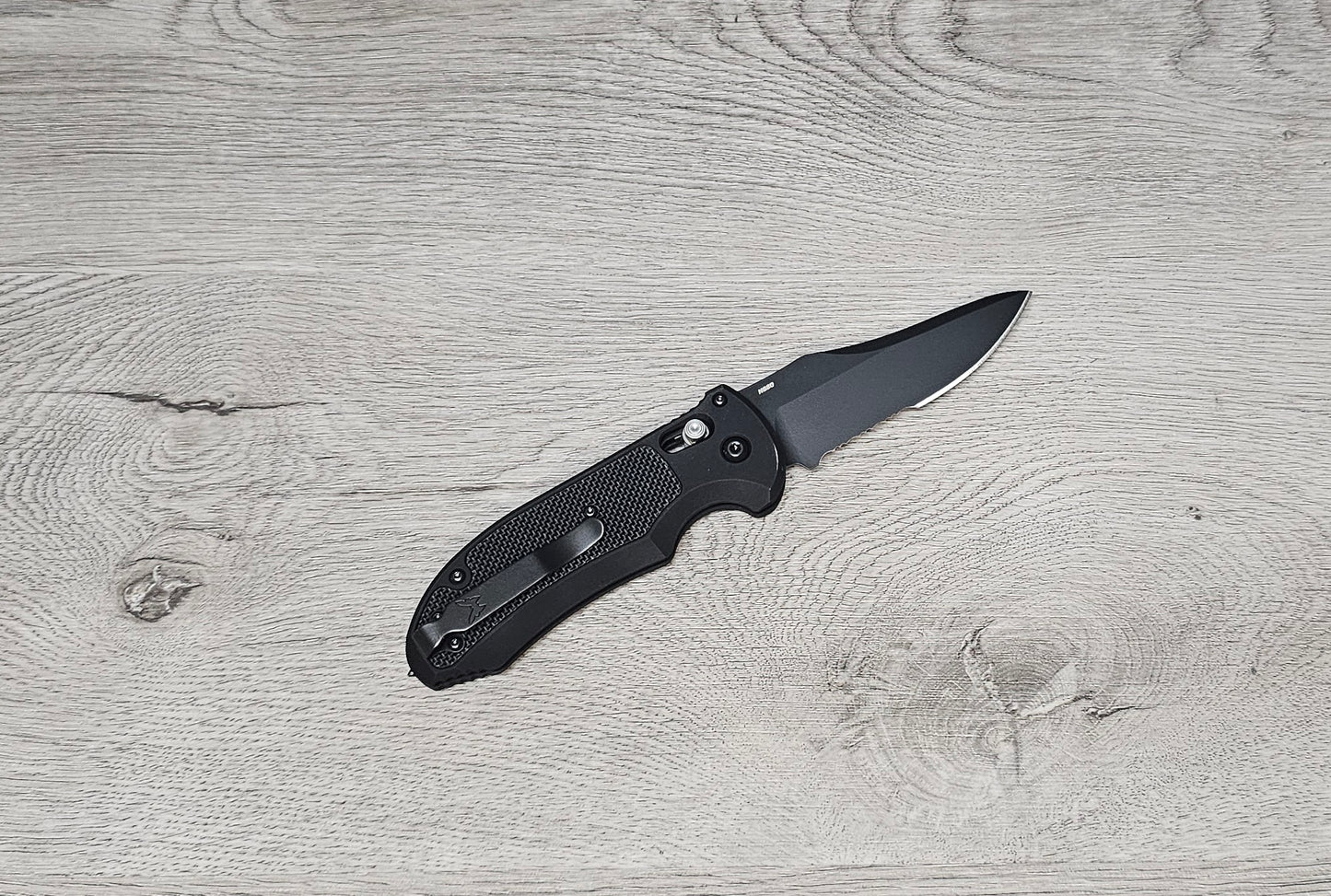 B-USA 9170SBK AUTO TRI*GE  AUTO OPENING (NON 0TF) KNIFE . MADE on a BENCH in Oregon