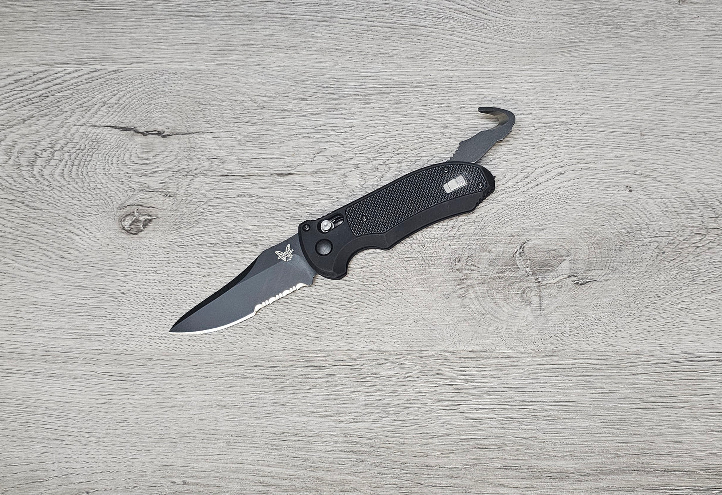 B-USA 9170SBK AUTO TRI*GE  AUTO OPENING (NON 0TF) KNIFE . MADE on a BENCH in Oregon